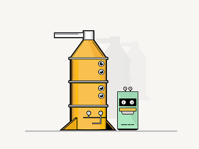 Sugar Processing Tank illustration illustrator processing sugar sweet tanks ussugar vector
