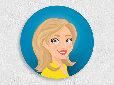 Vector Character Illustration adobe illustrator avatar character illustration profile rachel vector