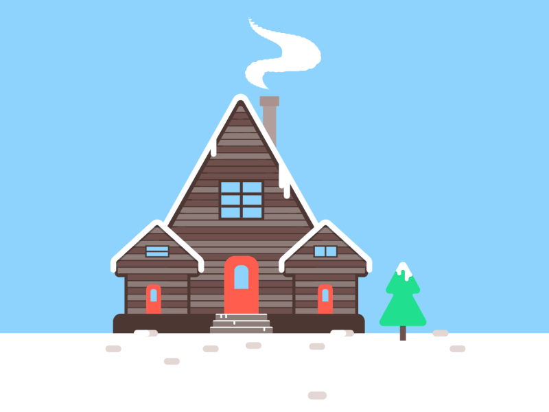 #xmasanimated 2d after effects animation design holiday illustration snow