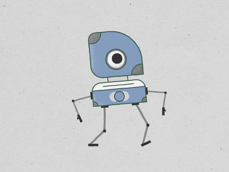 (Walk cycle #3) _ Pin 2d after effects animation character animation daily doodle design illustration walk cycle