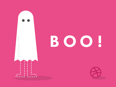 Boo! basketball debut first shot ghost halloween pink