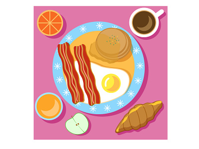Breakfast design graphic design illustration vector