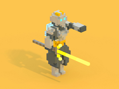 Pixel Vainglory magicavoxel