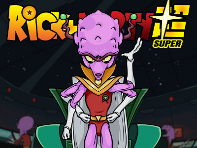 Prince Nebulon - Rick and Morty Dragon Ball Z Mashup and character character design dragon dragon ball dragon ball super dragon ball z dragonball super dragonball z illustration nebulon prince prince nebulon rick rick and morty rickandmorty z