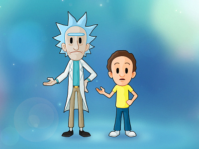 Rick and Morty for 100 Years and Forever! animation character character design design illustration rick rick and morty rick sanchez rickandmorty vector