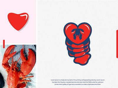 lovester premium quality dribbble art awesome brand brandidentity branding design idea identity inspiration inspirations lobster logo love nice nice logo premium quality restaurant restaurants seafood