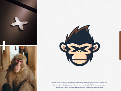 Xmonkey Logo design art awesome brand brand identity brandidentity design dualmeaning hidden hiddenlogo idea ideas identity inspiration inspirations letterx logo monkey