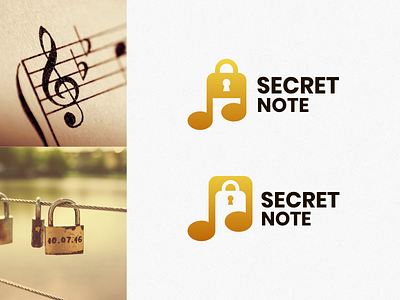Secret Note logo design awesome