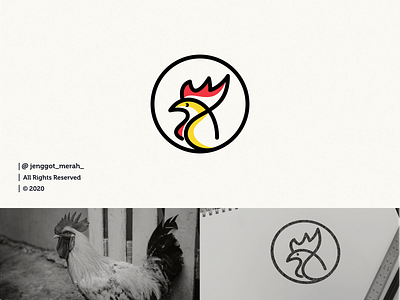 rooster line art logo design art awesome brand brand identity brandidentity branding design dribbble elegant explore identity inspiration inspirations line logo logos redesign rooster rooster logo