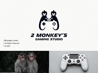 monkey game logo design art artist artwork awesome brand brand identity brandidentity branding console console gaming design gaming identity inspiration inspirations logo monkey monkeys stick studio