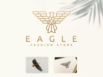 eagle logo design abstract business concept creative design eagle eagles elegant graphic icon identity letter line line art logo logotype modern symbol vector wordmark