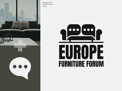 EUROPE FURNITUR FORUM LOGO DESIGN