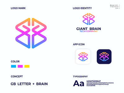 GIANT  BRAIN LOGO DESIGN