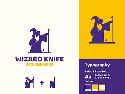 WIZARD KNIFE LOGO DESIGN