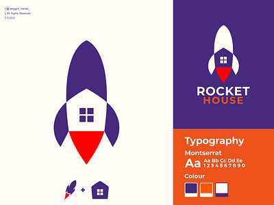 Rocket House logo design