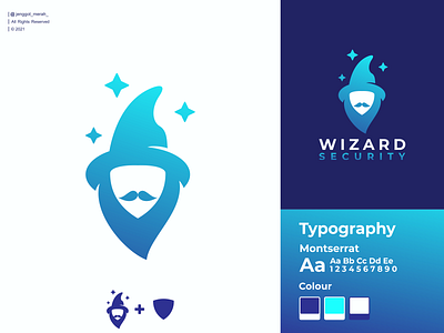 Wizard Security Logo Design