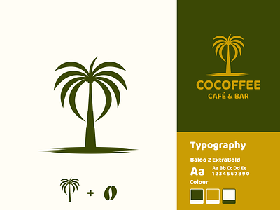 COCOFFEE CAFE & BAR LOGO IDEA