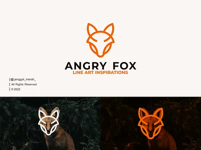 Angry Fox logo idea. animal animal art art awesome branding design fox fox illustration fox logo foxes foxy icon inspirations line art logo mark minimal monoline simple symbol