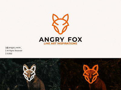 Angry Fox logo idea.