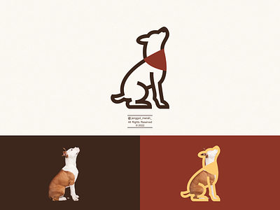 Dog Line Art logo idea art cartoon cute design dog graphic icon illustration line line art logo modern outline pet puppy silhouette symbol vector veterinarian veterinary