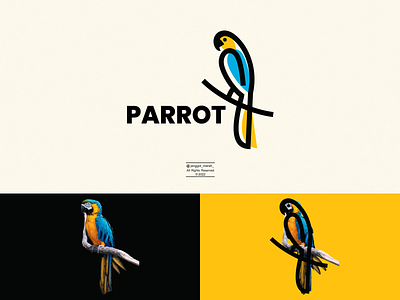 Parrot Line Art logo idea animal art bird design face geometric icon illustration logo macaw mascot modern nature parrot parrot bird symbol technology tropical vector