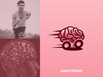 Speed Thinker logo art brand brandidentity branding design. designs. inspiration inspirations logo speed thinker