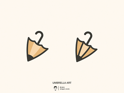 Umbrella Art logo design art awesome brand brandidentity design identity inspiration logo umbrella