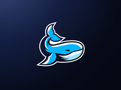 Whale Logo Design art awesome brand brand identity brandidentity branding design esport forsale idea identity inspiration inspirations logo nice whale