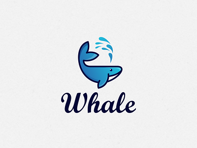 Whale Logo Design art awesome brand brandidentity design forsale idea identity inspiration inspirations logo whale