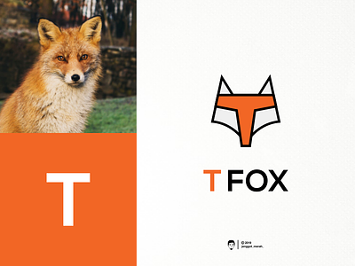 T Fox logo design