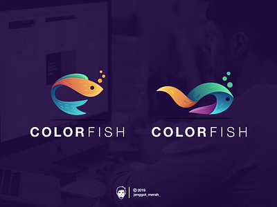 Color Fish logo design