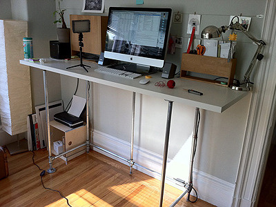 Workplace computer desk stand workplace