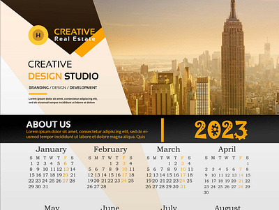 2023 Calendar Design 2023 calendar template design calendar design new year calendar design