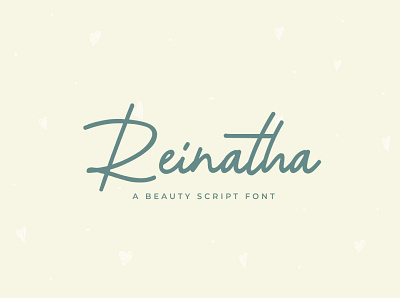 Reinatha Script Font christmas
