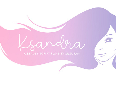 Ksandra Script Font branding calligraphy casual display elegant font girl modern modern font monoline monoline font portofolio script script font