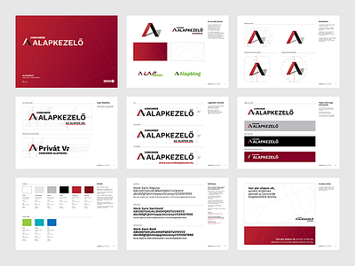 Visual Identity Guidelines a branding guide identity letter a logo manual mark monogram shadow symbol