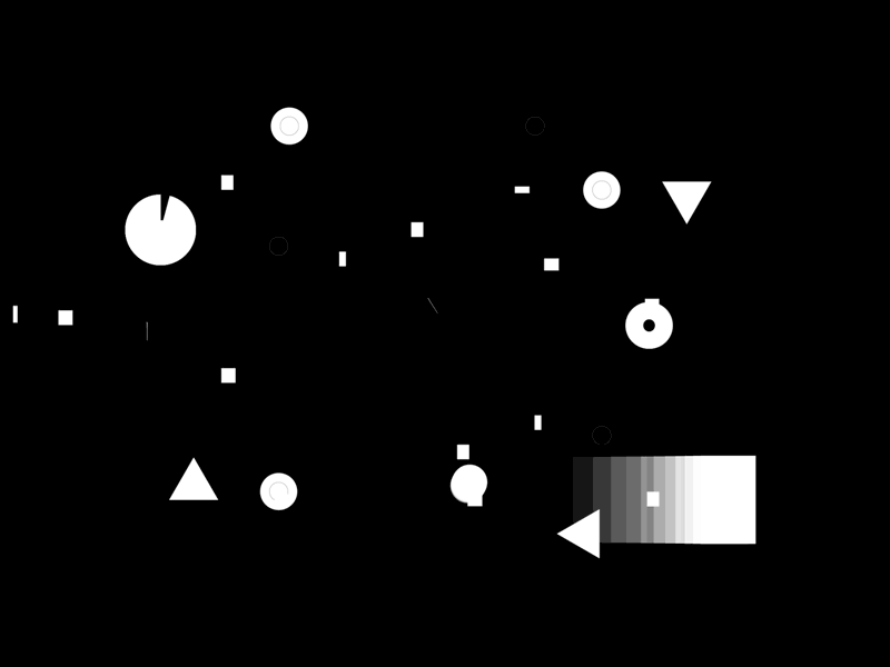 POSSIBLE logo animation animation blackandwhite branding geometric glitch logo minimal possible possiblebudapest