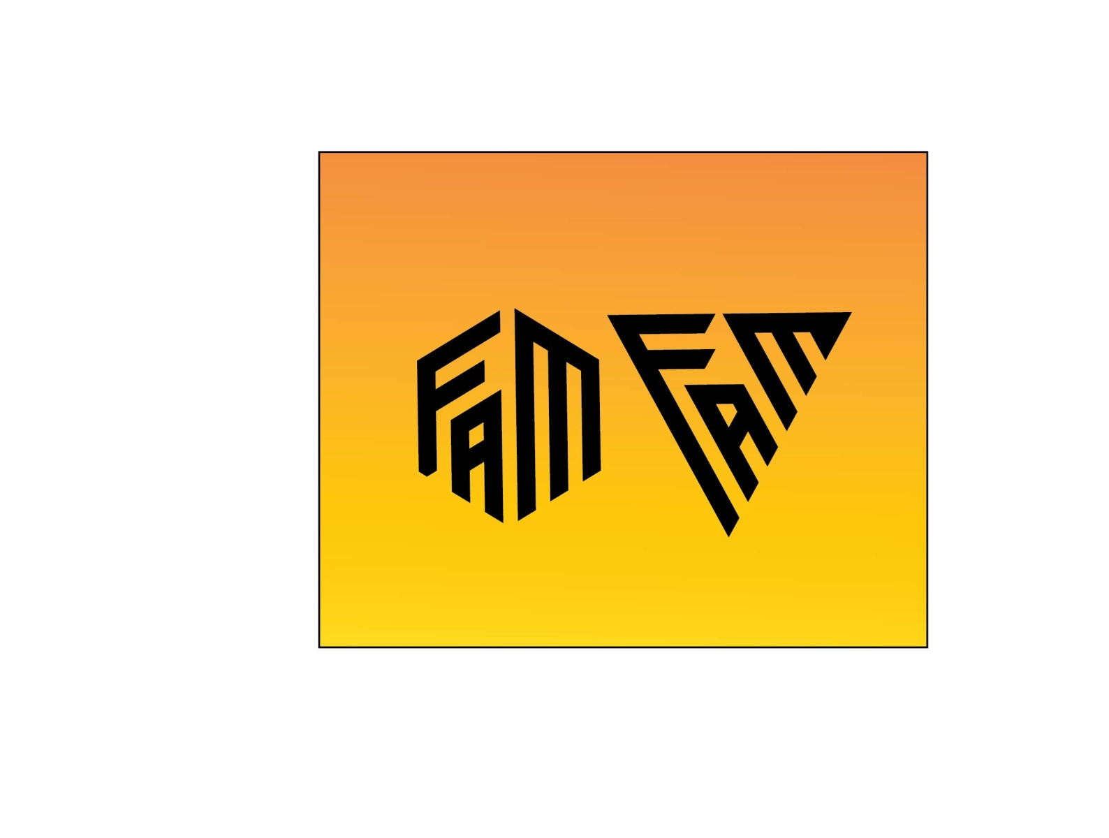 FAM LOGO by Ahmad Mughal on Dribbble