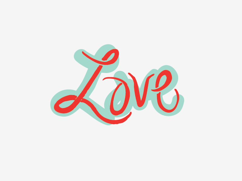 Double love by Sarah Azpeitia on Dribbble