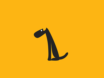 Dog icon logo