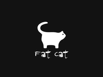 Fat Cat app branding cat cat logo design dribbble best shot fat fat cat fat cat logo fat logo icon illustration