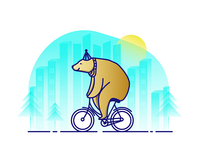 Illustrator City Bear