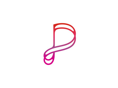 P fashion gel glamour logo logotype magenta manicure nail p pink polish