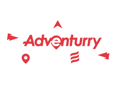 Adventurry adventure event logo pin tour travel travelling