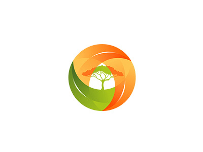 AfroSunPower And Supply africa energy greenery logo power sun supply tree