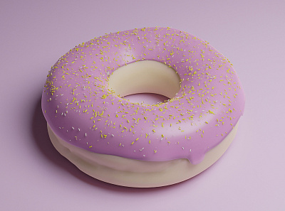 donut. 3d animation blender branding design graphic design illustration logo model motion graphics