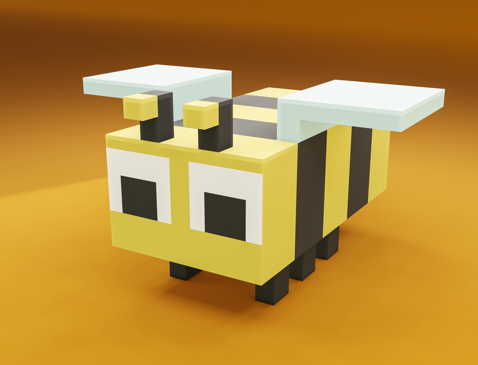 Voxel Bee by Beste Türkan on Dribbble