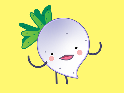 Turnip design illustration turnip vector