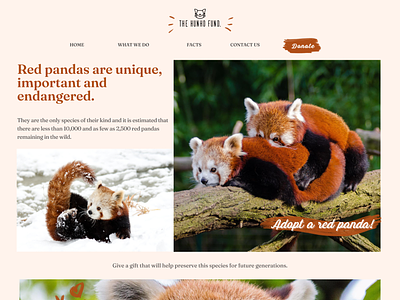 Save the red pandas!