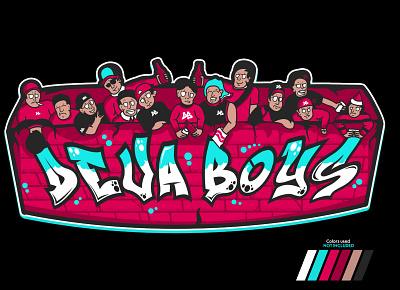 DEVA BOYS design graphic design illustration vector